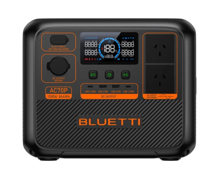 BLUETTI AC70P Portable Power Station 1000W