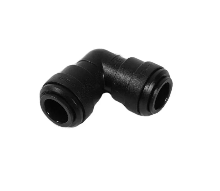 Push In Push Fit Metric Elbow Caravan RV’S Fluidfit Black