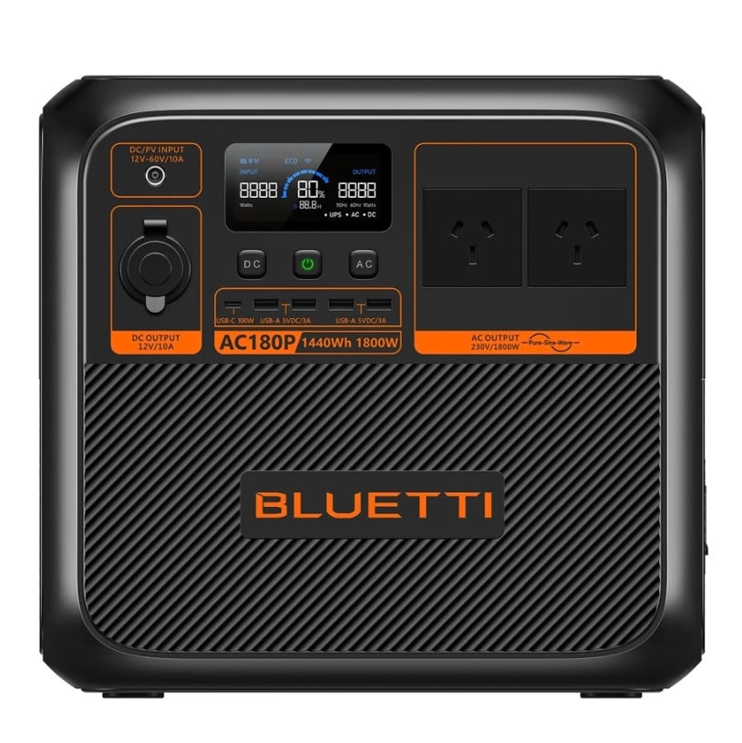 BLUETTI AC180P Solar Portable Power Station