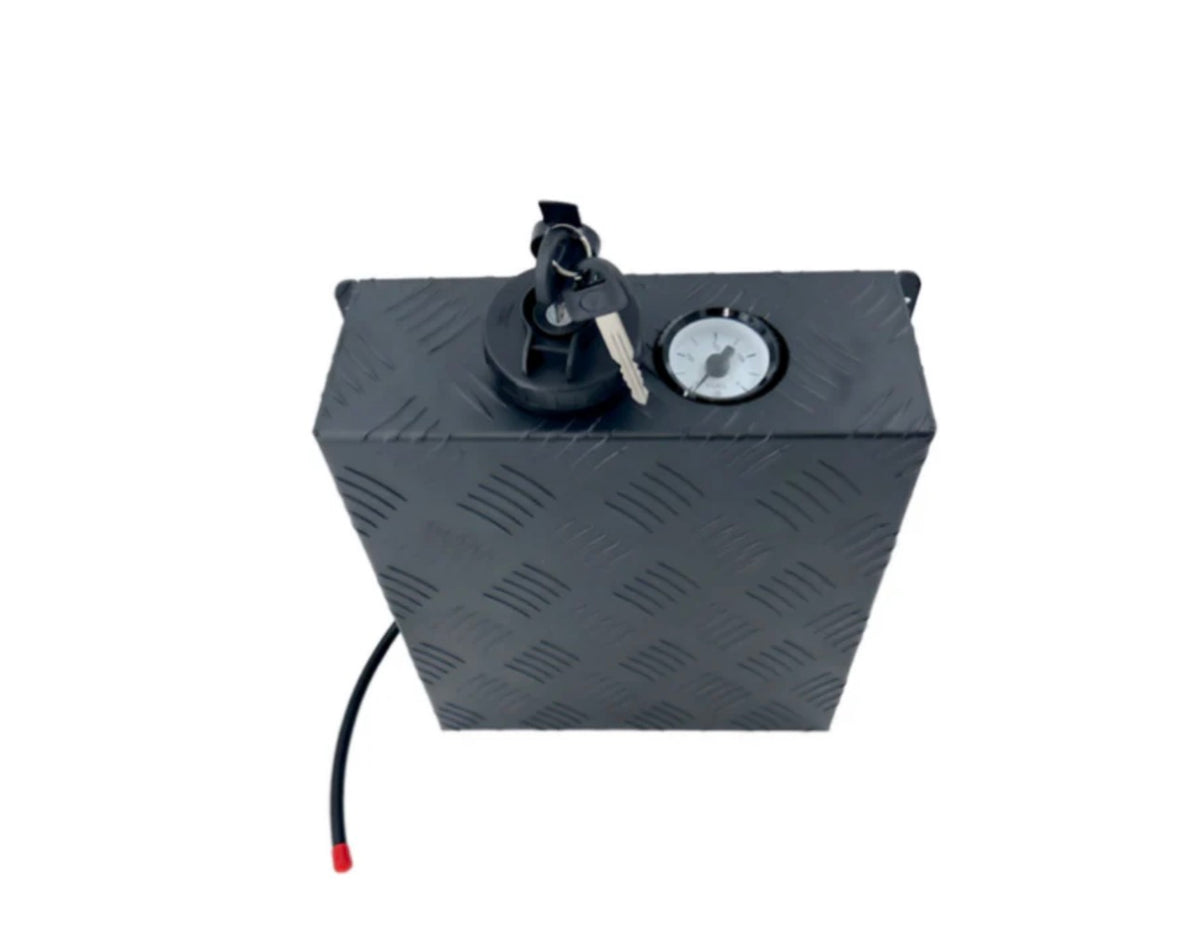 Aluminium Black Checker Plate Diesel Heater Tank Cover 5L