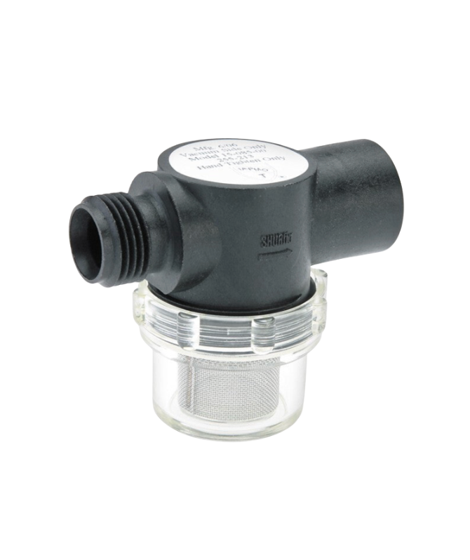 Shurflo Pump Filter Classic Twist on Strainer 13mm inlet