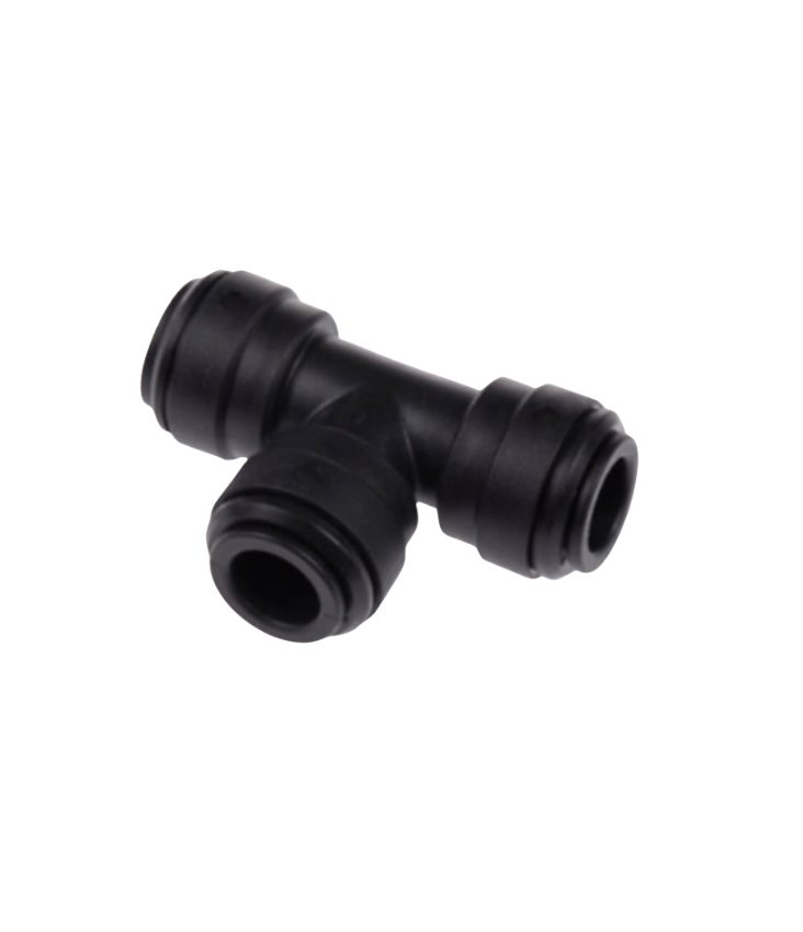 Push In Push Fit Metric Union TEE Caravan RV’S FLUIDfit Black