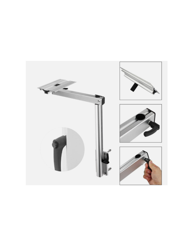 Height Adjustable RV Table Leg Swivel Foldable Marine Motorhome Alumin ...