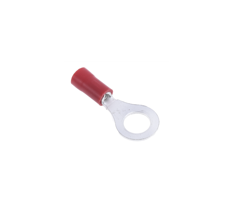 Stud Ring Terminal Suitable For 5mm 8 pack - Red